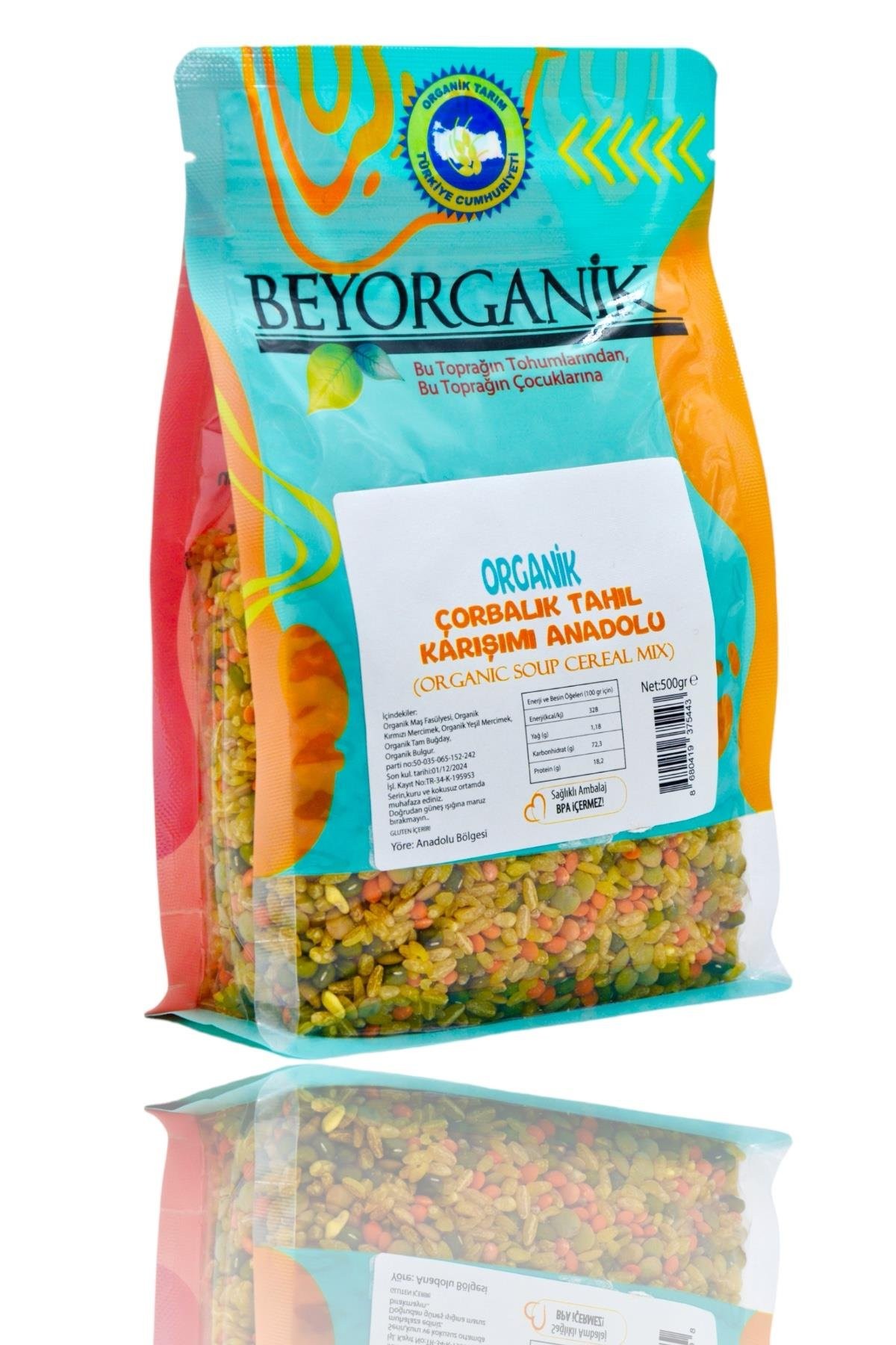 Beyorganik Organik Çorbalık Tahıl Karışımı 500 gr Anadolu