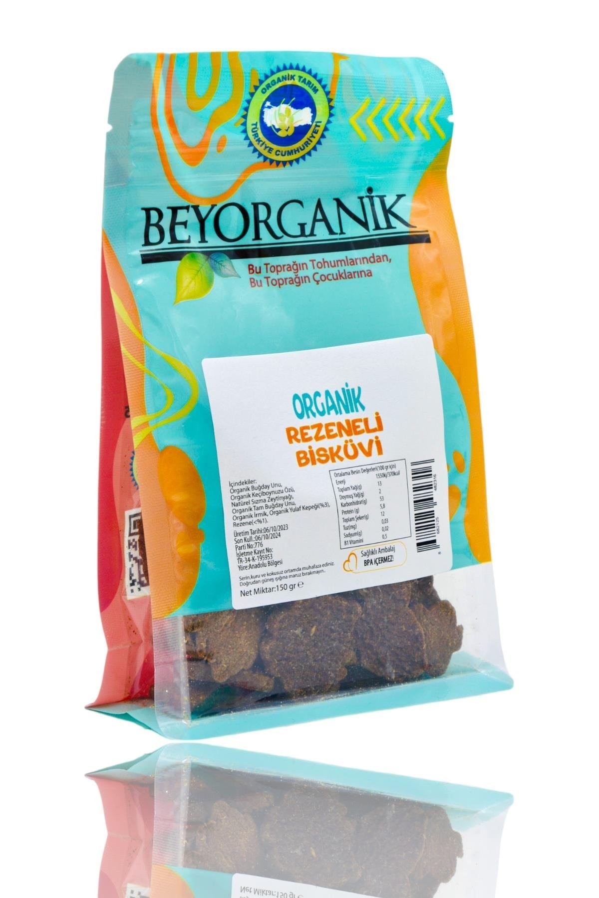 Beyorganik Organik Rezeneli Bisküvi 150 gr