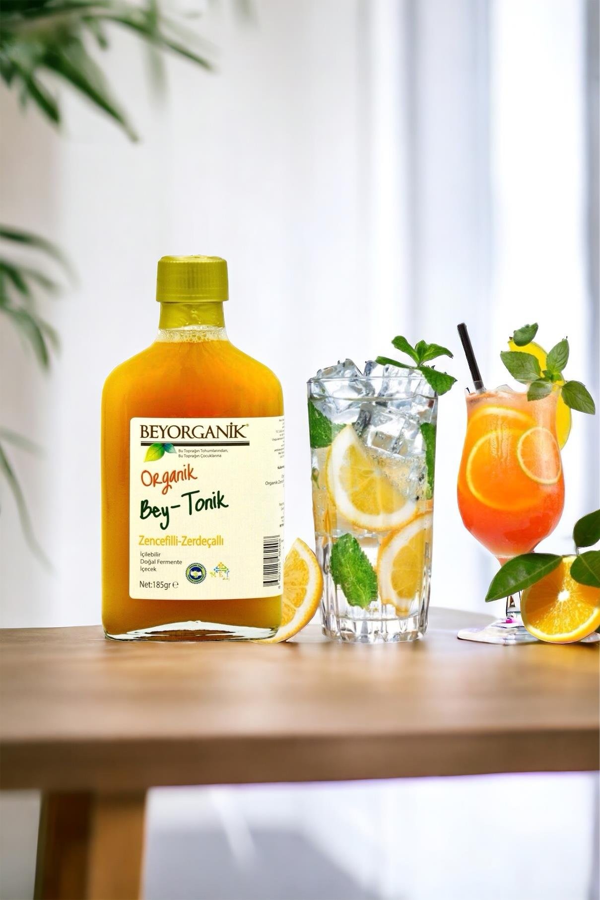 Organik 3'Lü Bey-Tonik Zerdeçallı-Zencefilli 185 gr