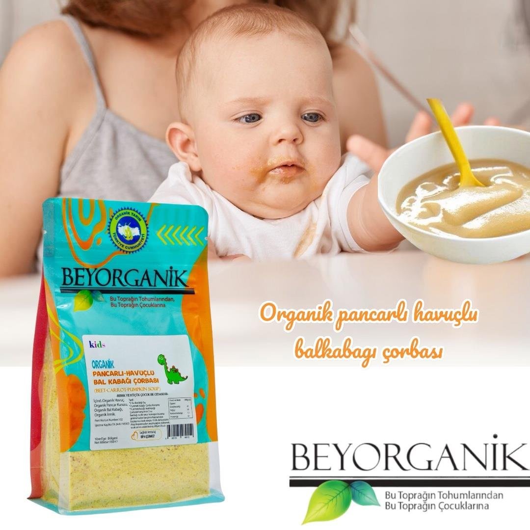 Beyorganik Organik Pancarlı Havuçlu Bal Kabağı Çorbası 160 gr