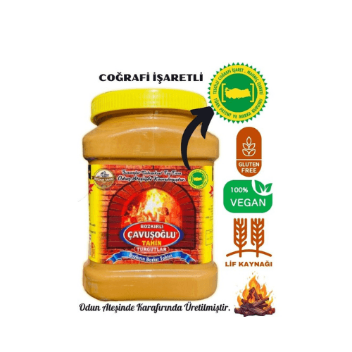 Odun Ateşinde Karafırında Çifte Kavrulmuş Kepeksiz Bozkır Tahini 930gr