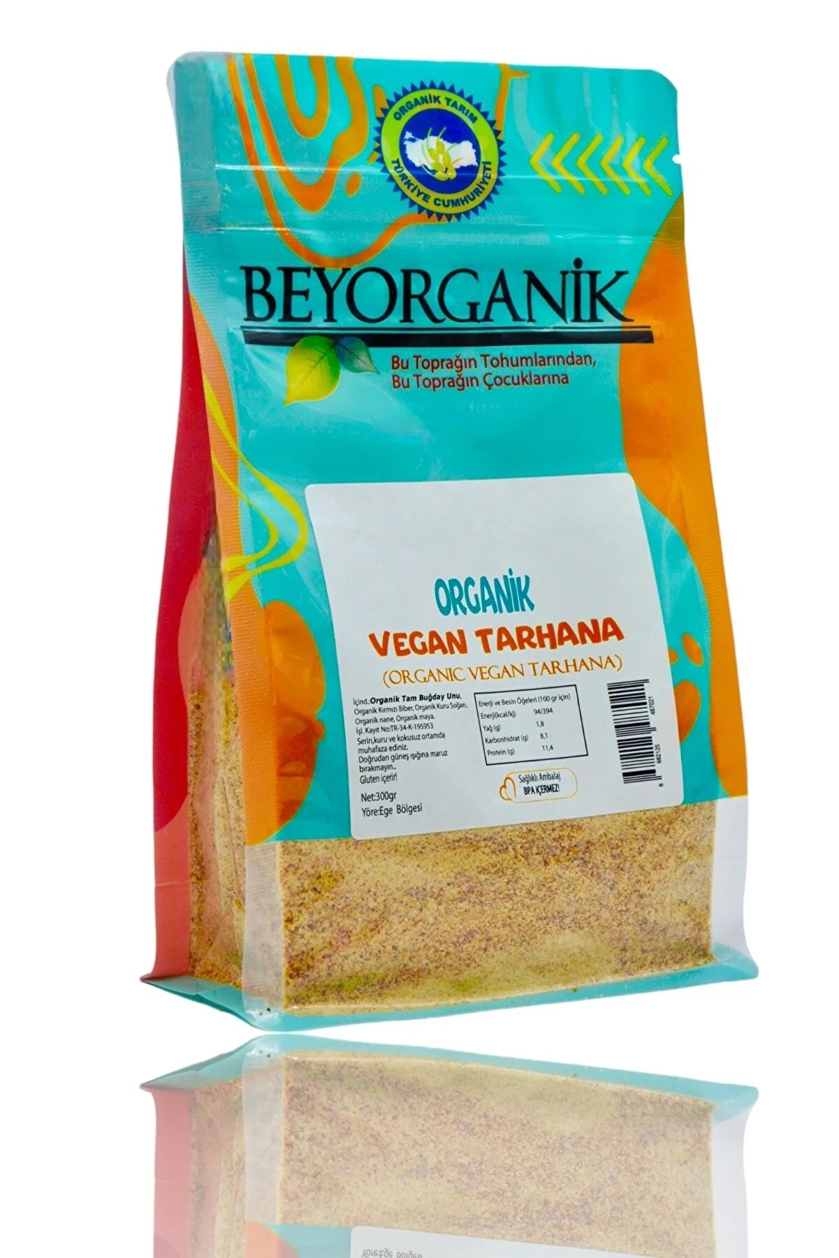 Beyorganik Organik Tarhana Yoğurtsuz Vegan 300 gr