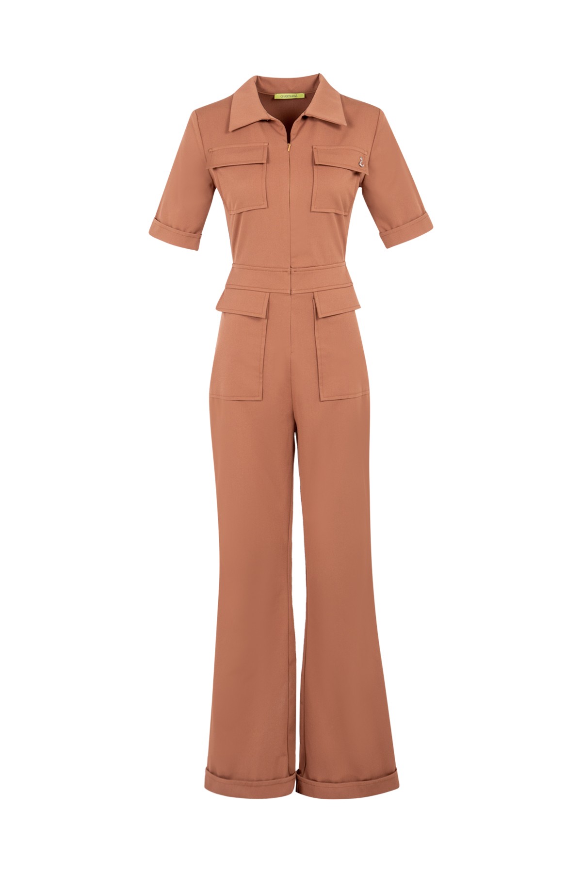 SOLO Women's Hidden Zipper Jumpsuit