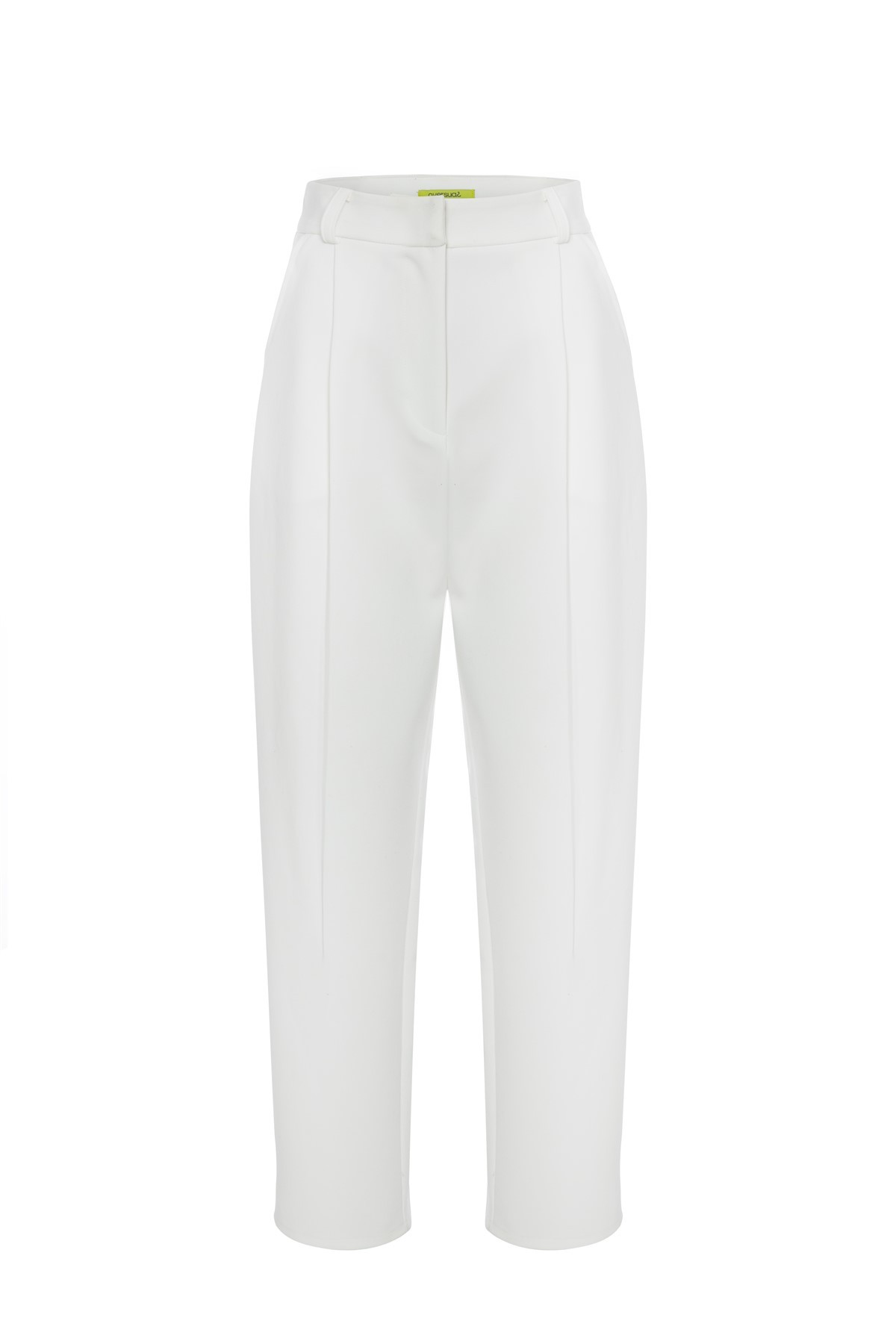  PEARL Straight Cut Palazzo White Trousers