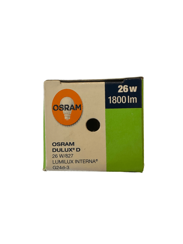 Osram Dulux D 26W 827 2700K Sarı Işık 2 Pinli G24d-3 (5 Adet)