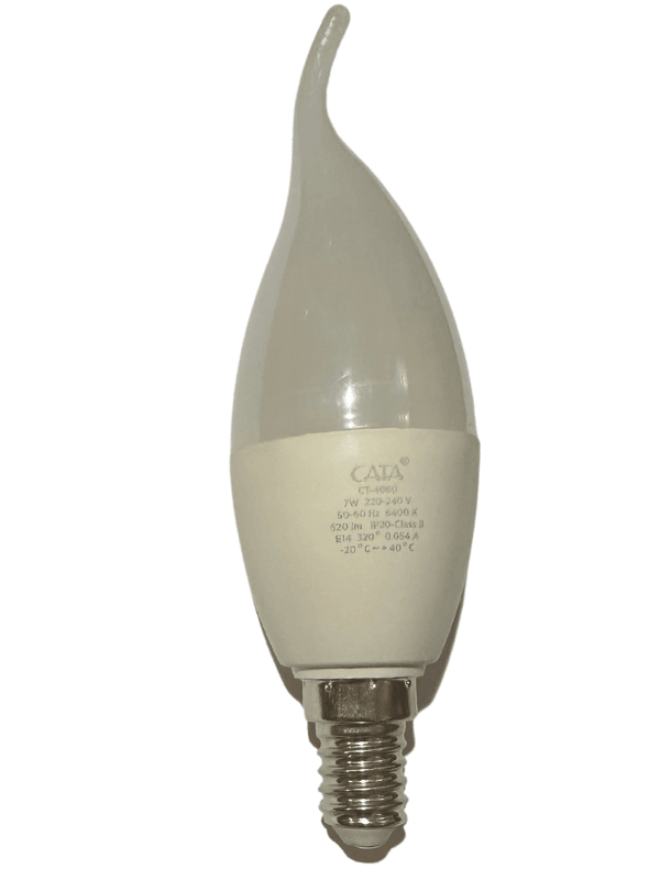 Cata CT-4080 7W 6400K (Beyaz Işık) E14 Duylu Led Kıvrık Buji Ampul (4 Adet)
