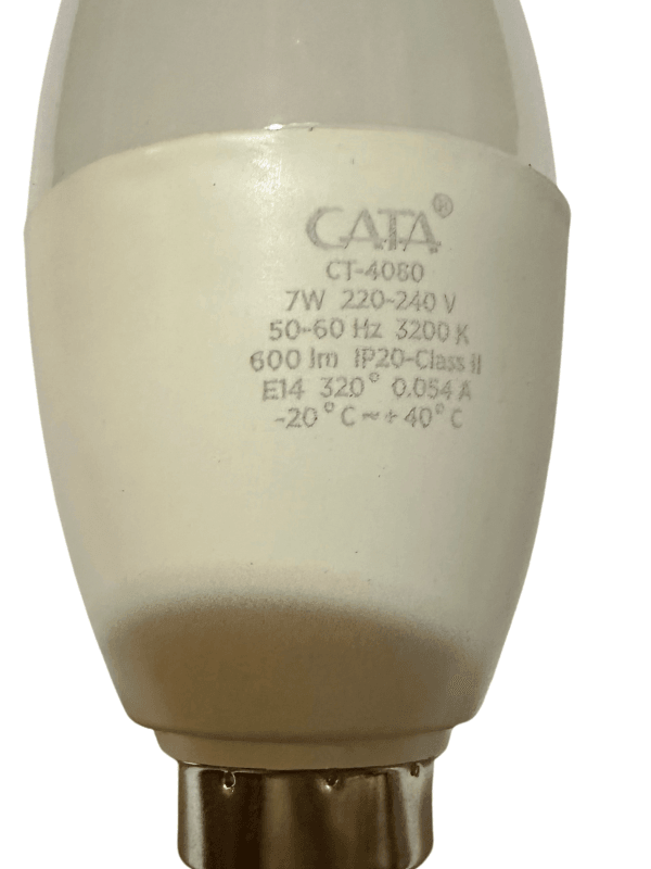 Cata CT-4080 7W 3200K (Günışığı) E14 Duylu Led Kıvrık Buji Ampul (4 Adet)