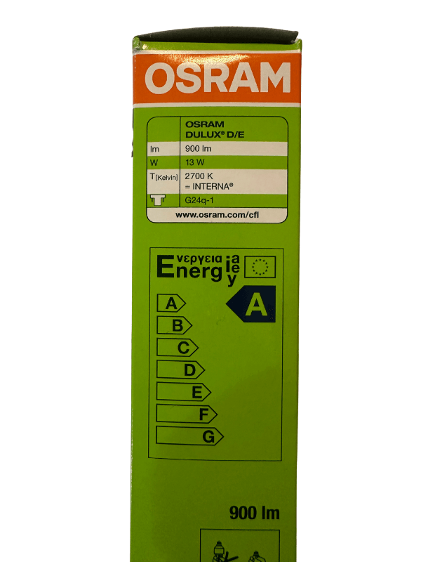 Osram Dulux D/E 13W 827 2700K Sarı Işık 4 Pinli G24q-1 Duylu