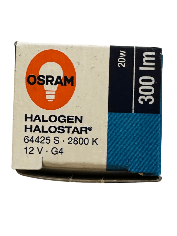 Osram 64425S Halostar Starlite 20W 12V 2800K (Sarı Işık) G4 Duylu Halojen Ampul (4 Adet)
