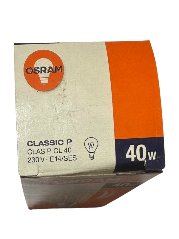 Osram Classic P CL 40W 14 Duylu Eski Tip Ampul (2 Adet)