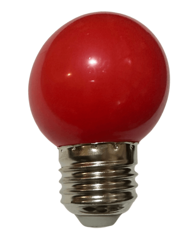Cata CT-4071 1W Kırmızı Işık E27 Duylu Top Gece Led Ampul (4 Adet)