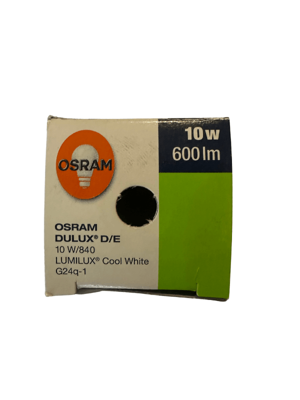 Osram Dulux D/E 10W 840 4000K Gün Işığı 4 Pinli G24q-1 Duylu