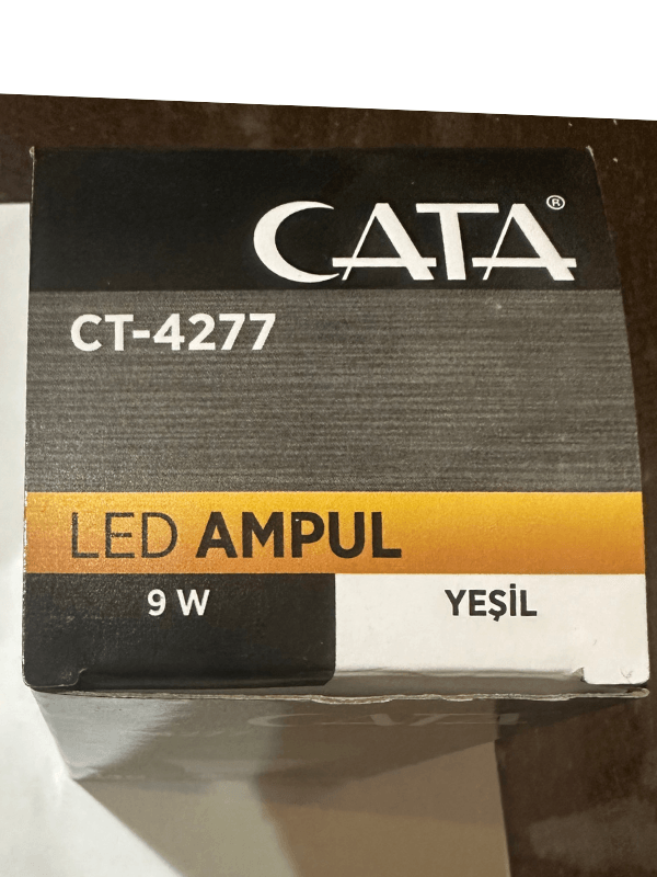 Cata CT-4277 9W 7876K (Yeşil) E27 Duylu Led Ampul (8 Adet)
