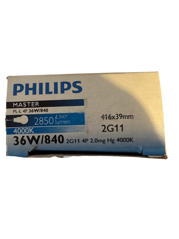 Philips Master PL-L 36W 840 4000K Gün Işığı 4 Pinli 2G11 Duylu (2 Adet)