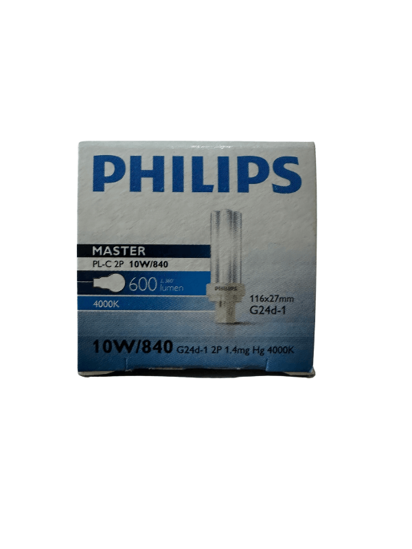 Philips 10W 840 2Pinli PLC Ampul Gün Işığı (4000K)