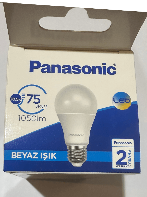 Panasonic 10.5W (75W) 6500K (Beyaz Işık) E27 Duylu Led Ampul (2 Adet)