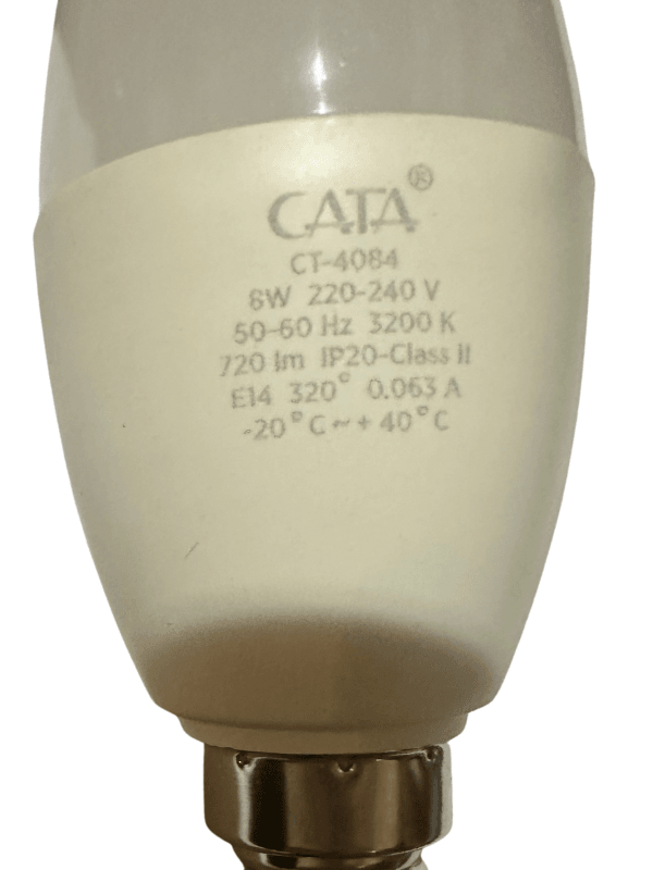 Cata CT-4084 8W 3200K (Günışığı) E14 Duylu Led Kıvrık Buji Ampul (8 Adet)