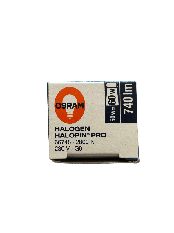 Osram Halopin Pro 50W (60W) 2800K Sarı Işık G9 Duylu Halojen Ampul