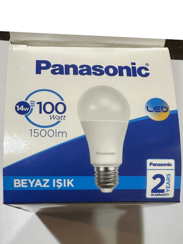 Panasonic 14W (100W) 6500K (Beyaz Işık) E27 Duylu Led Ampul (8 Adet)