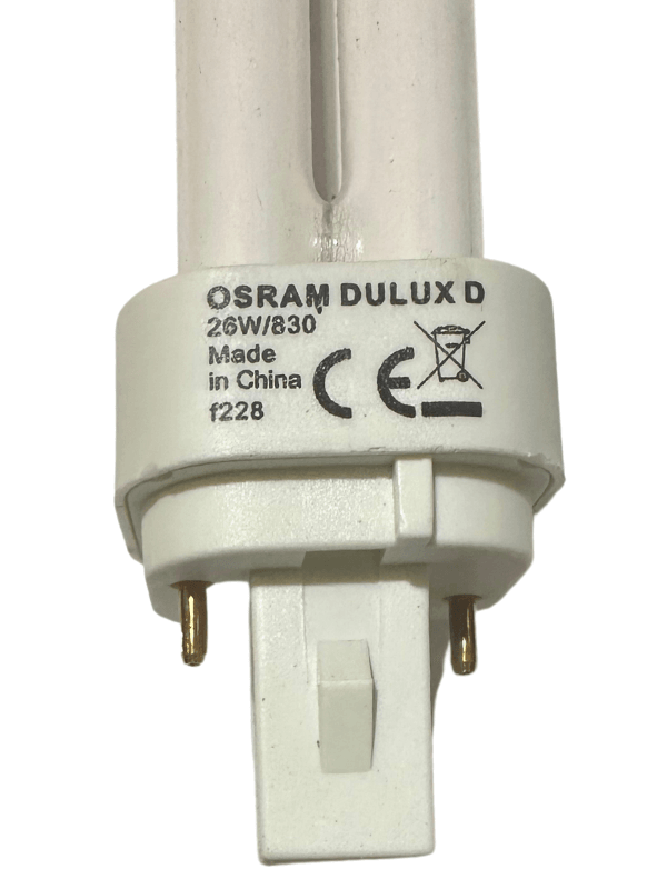 Osram Dulux D 26W 830 3000K (Sarı Işık) 2Pinli G24d-3 Duylu Floresan Ampul (2 Adet)