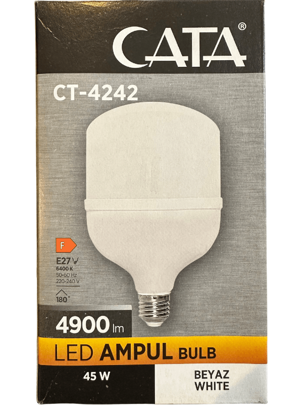 Cata CT-4242 45W 6400K (Beyaz Işık) E27 Duylu Led Torch Ampul (4 Adet)
