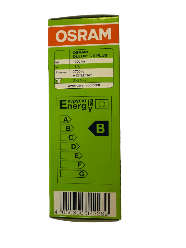 Osram Dulux T/E 18W 827 2700K Sarı Işık 4Pinli GX24q-2 Duylu Made In Germany (2 Adet)
