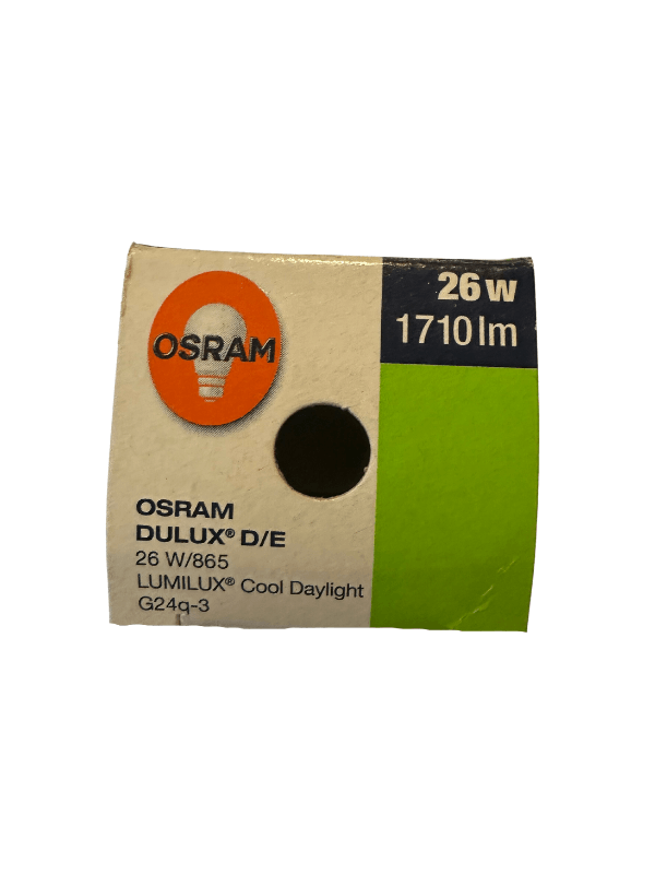 Osram Dulux D/E 26W 865 6500K Beyaz Işık 4 Pinli G24q-3 Duylu