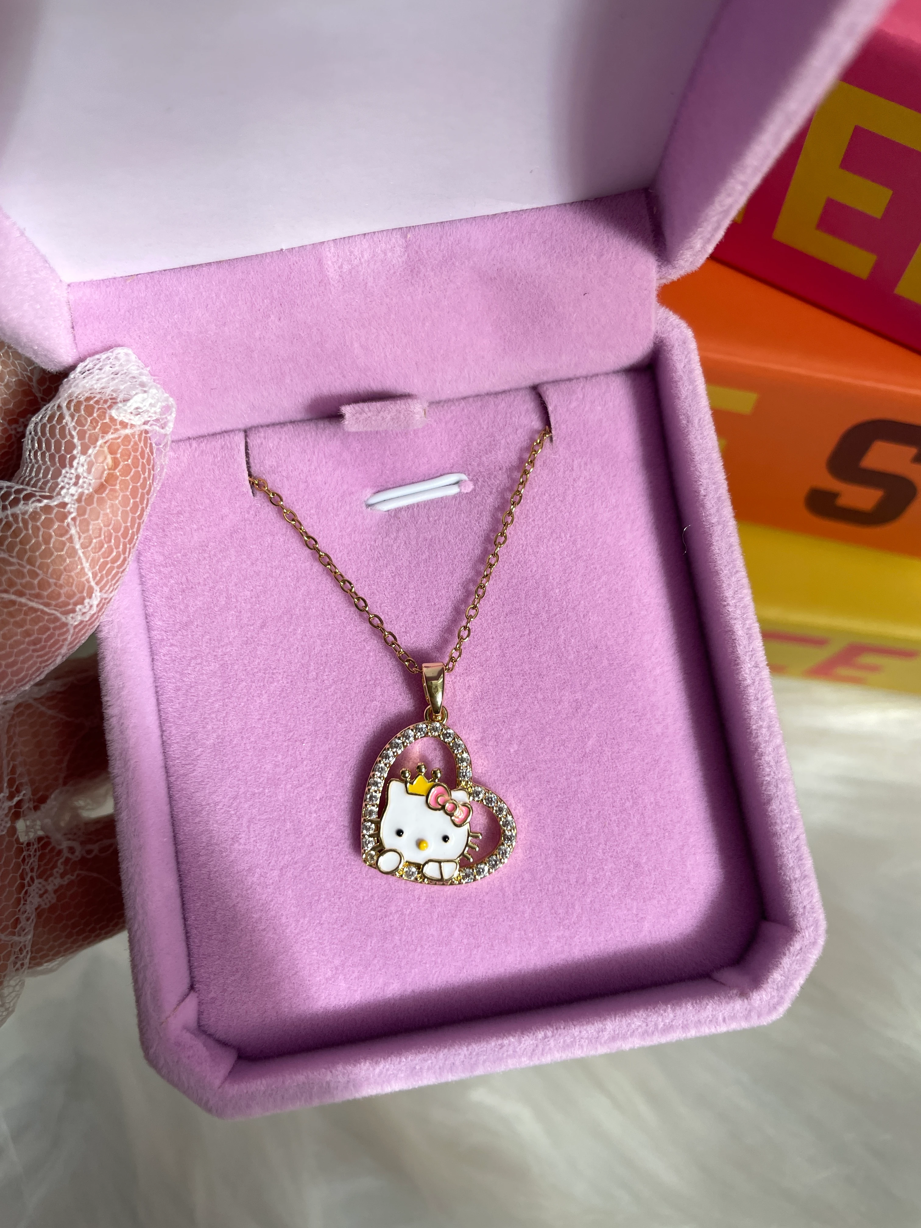 Cutie Çelik Hello Kitty Kolye