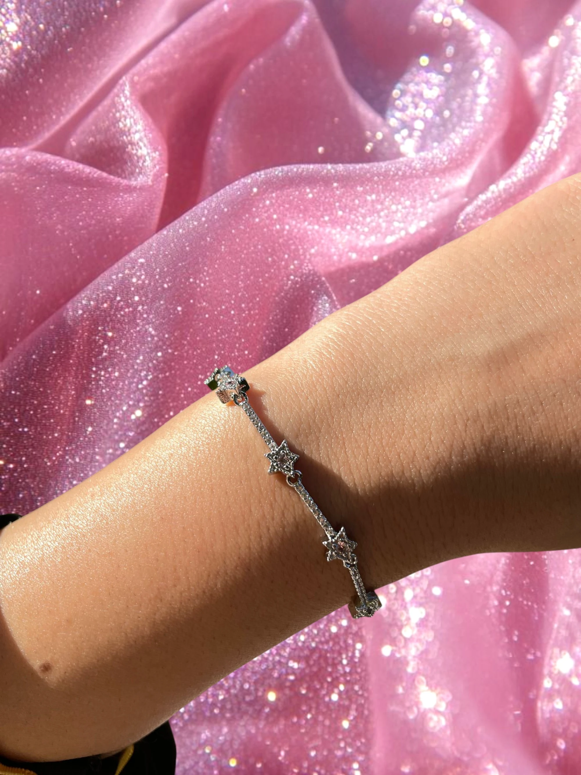 Pink Star Girl Bileklik 