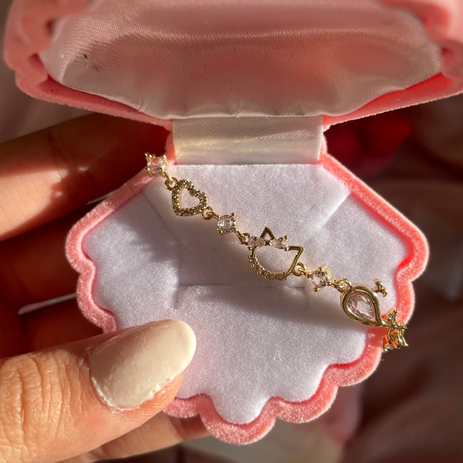Hello Kitty Gold Bileklik