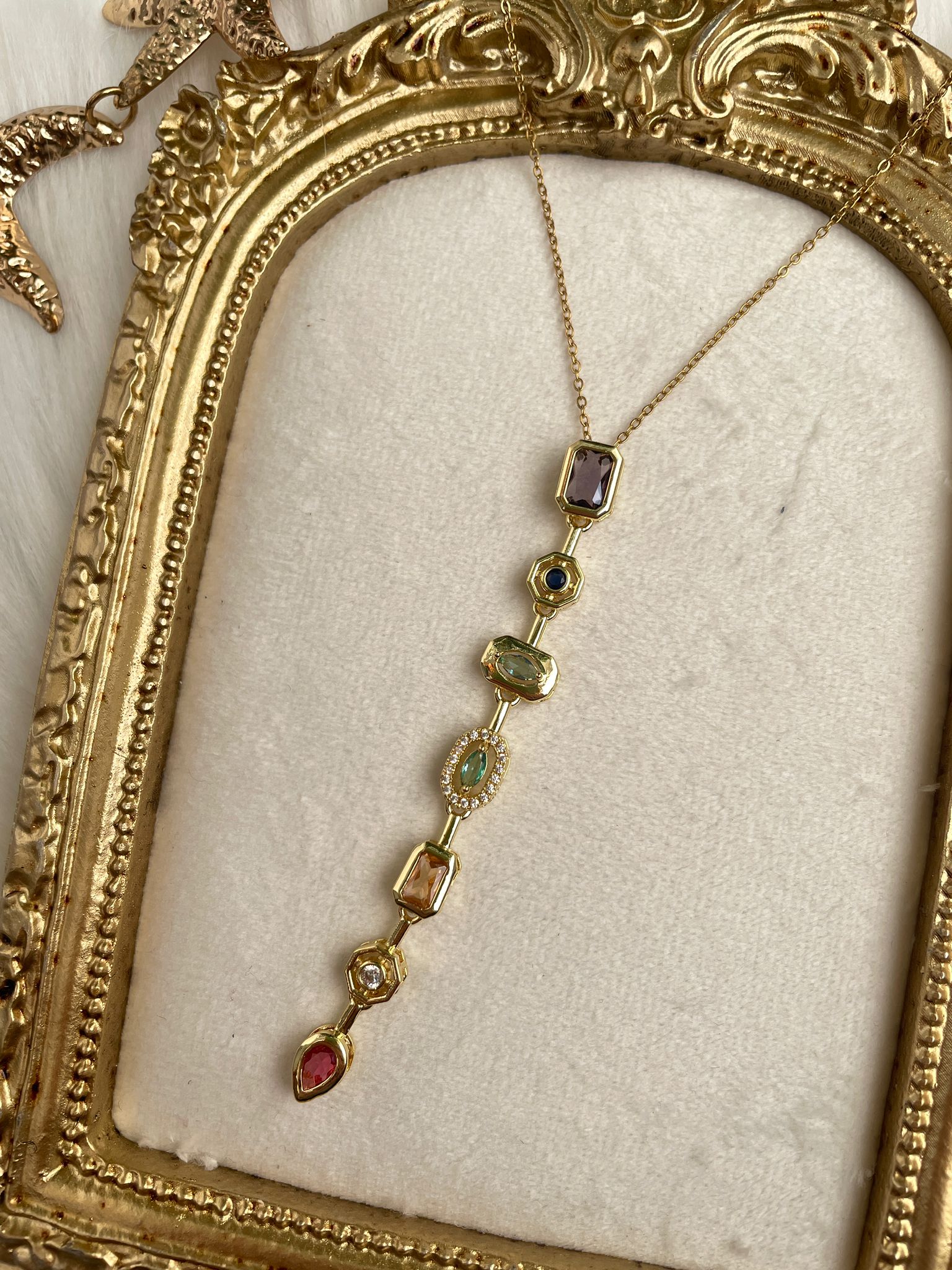 7 Element Çelik Kolye