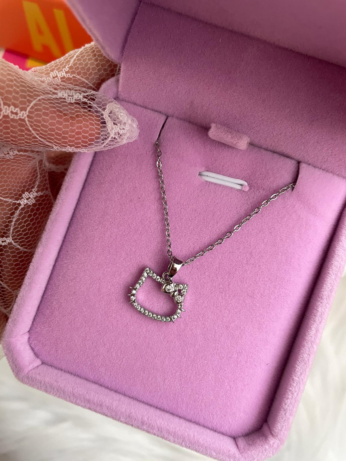 Hello Kitty Çelik Kolye