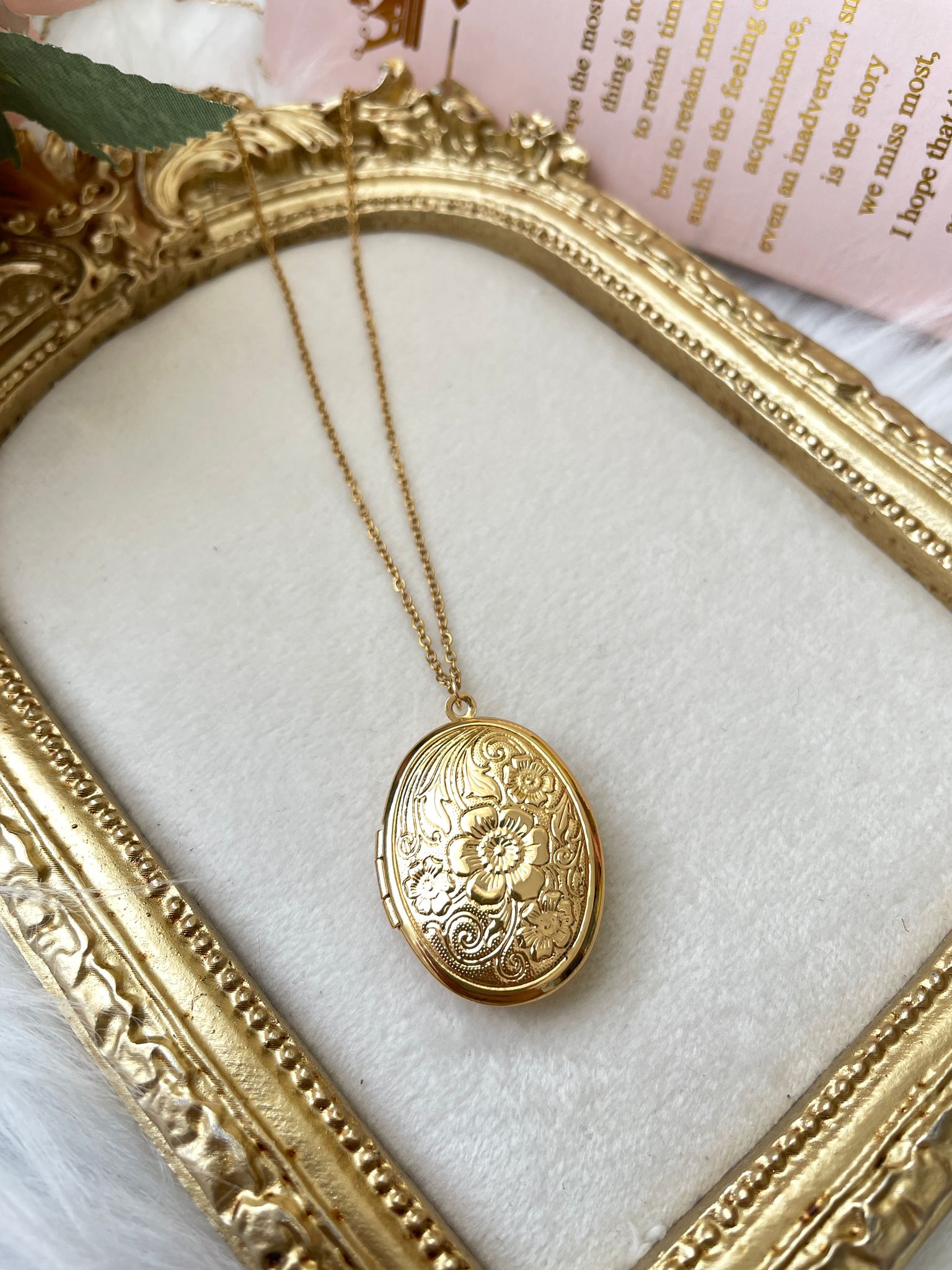 Anı Kolye (Oval Gold)