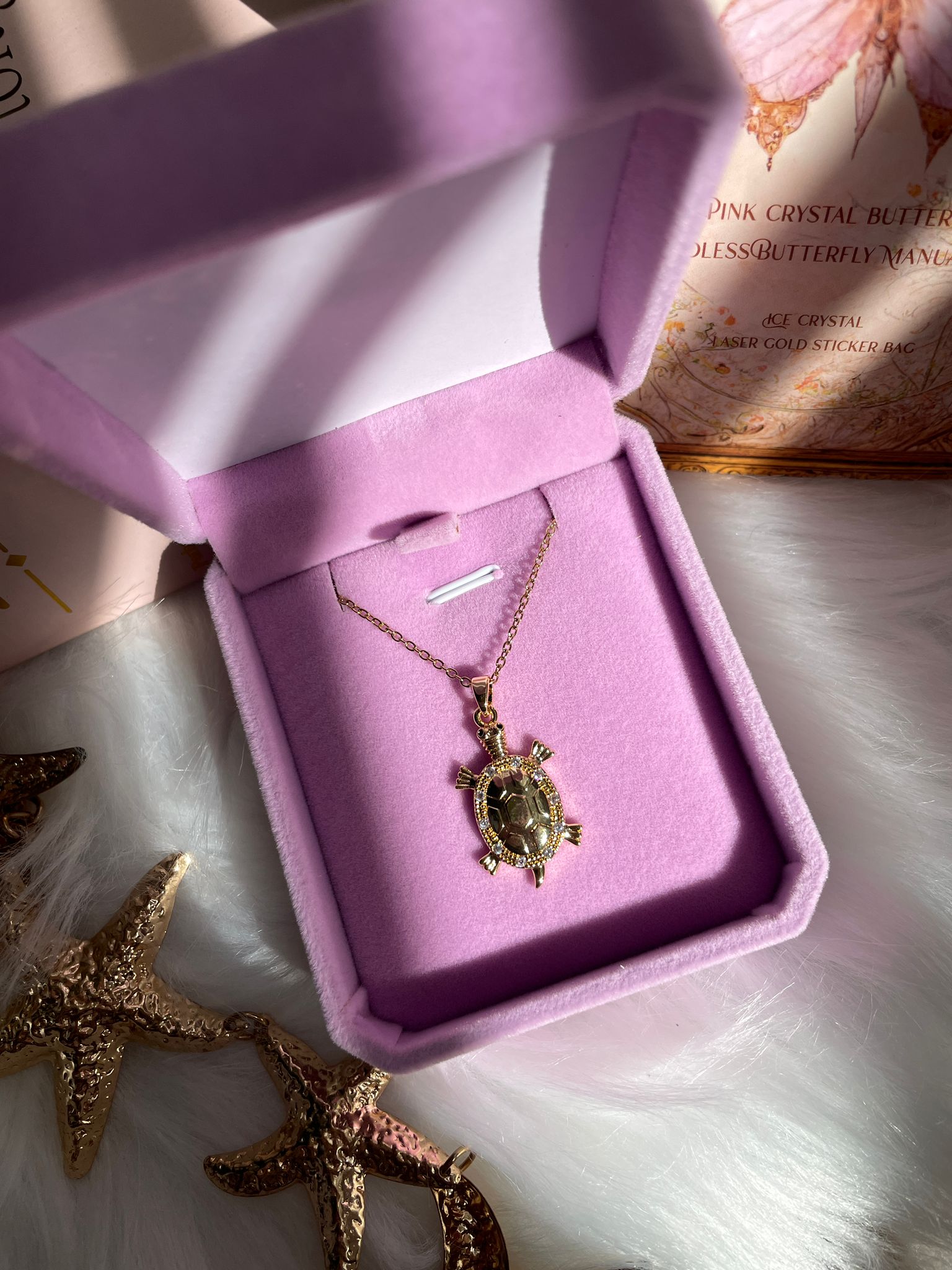 Turtle Vintage Çelik Kolye 