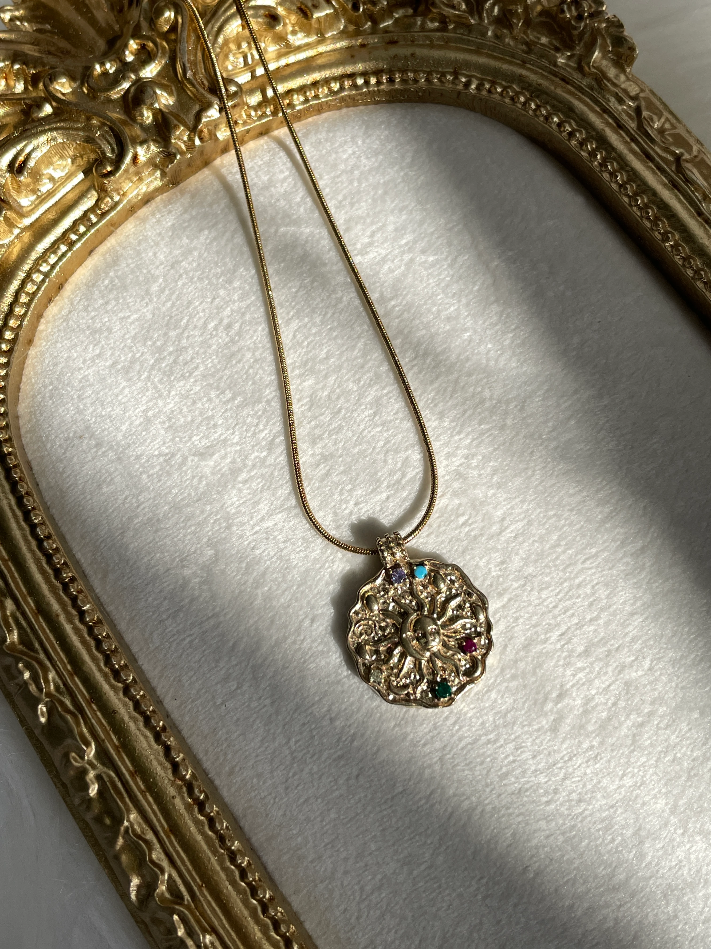 Sun Vintage Çelik Kolye