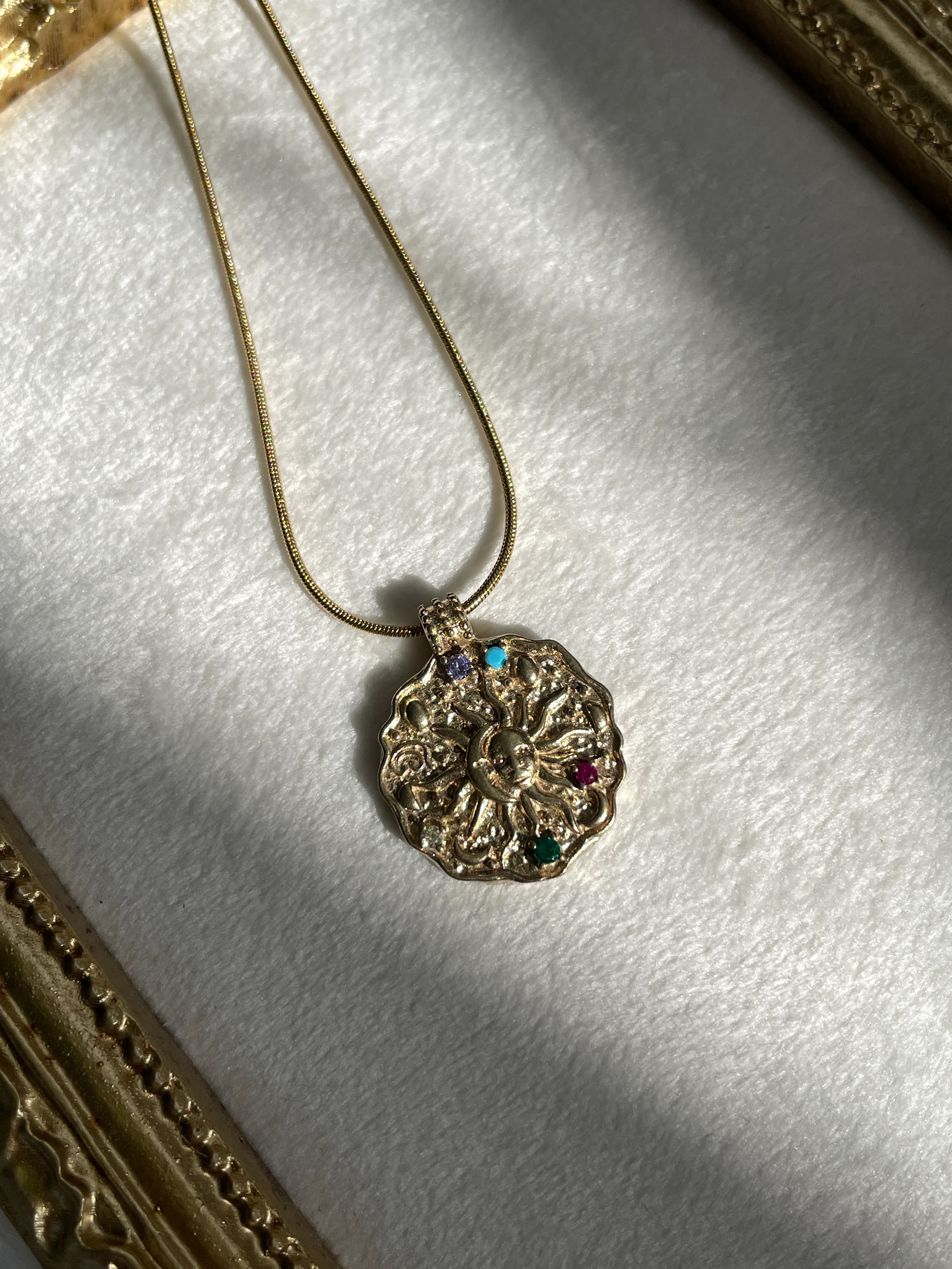 Sun Vintage Çelik Kolye