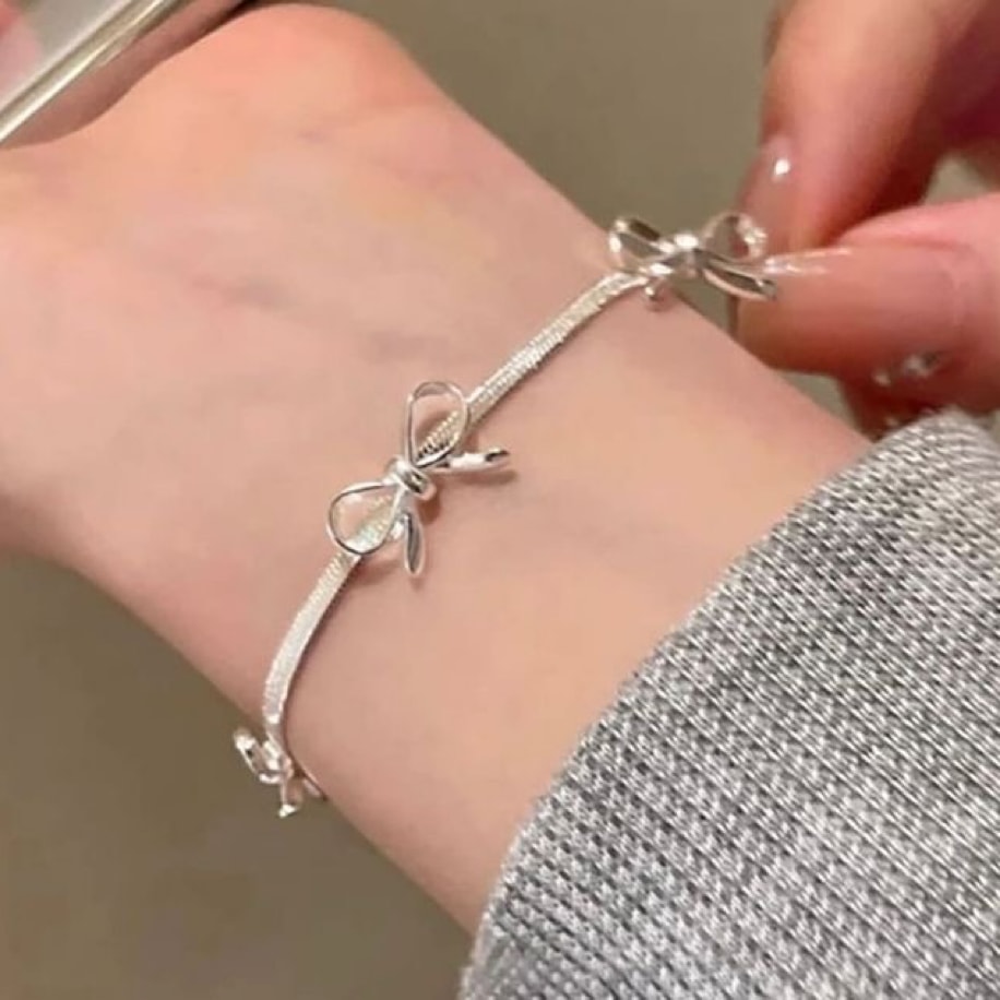Çelik Ribbon Bileklik