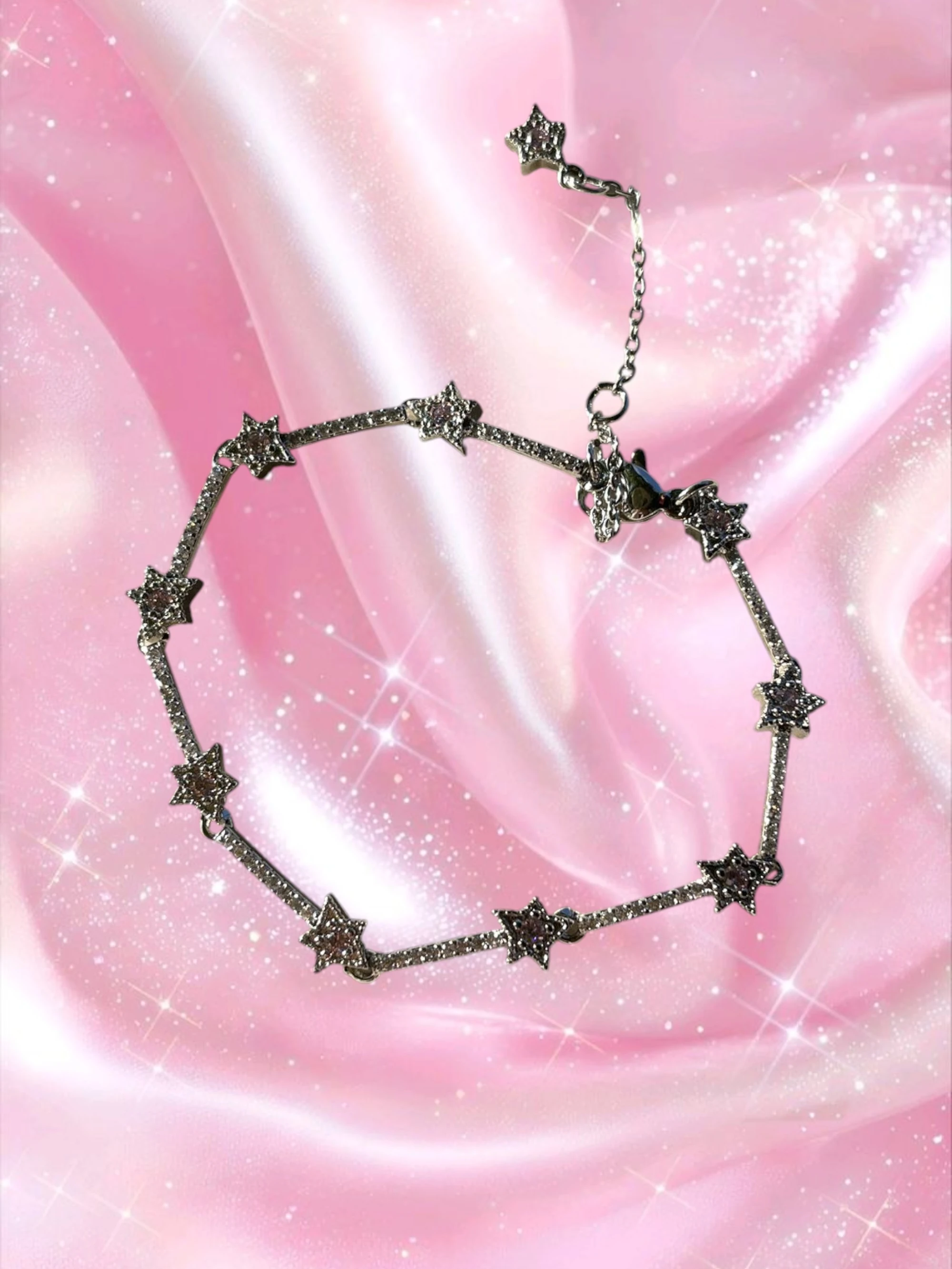 Pink Star Girl Bileklik 