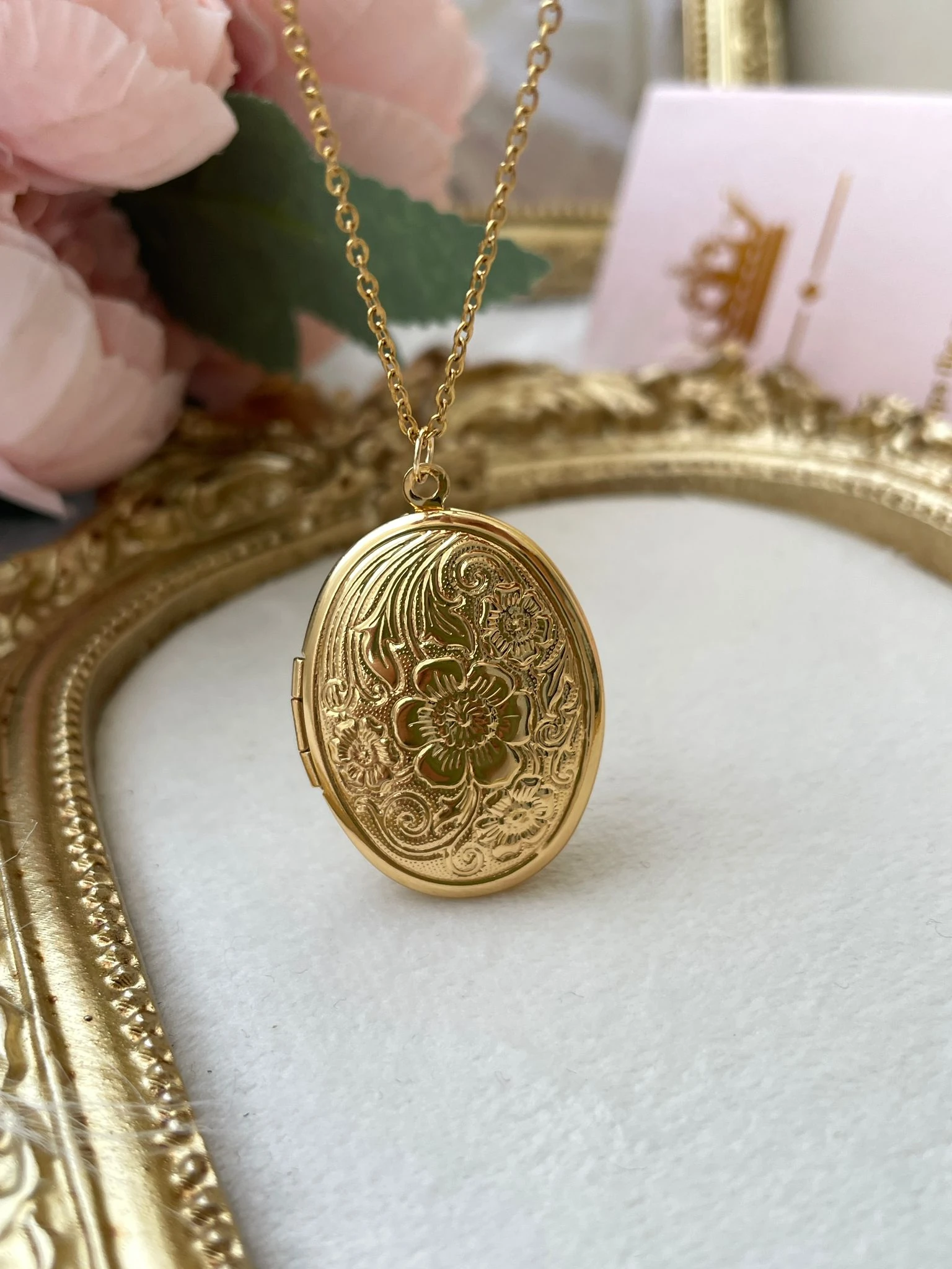 Anı Kolye (Oval Gold)