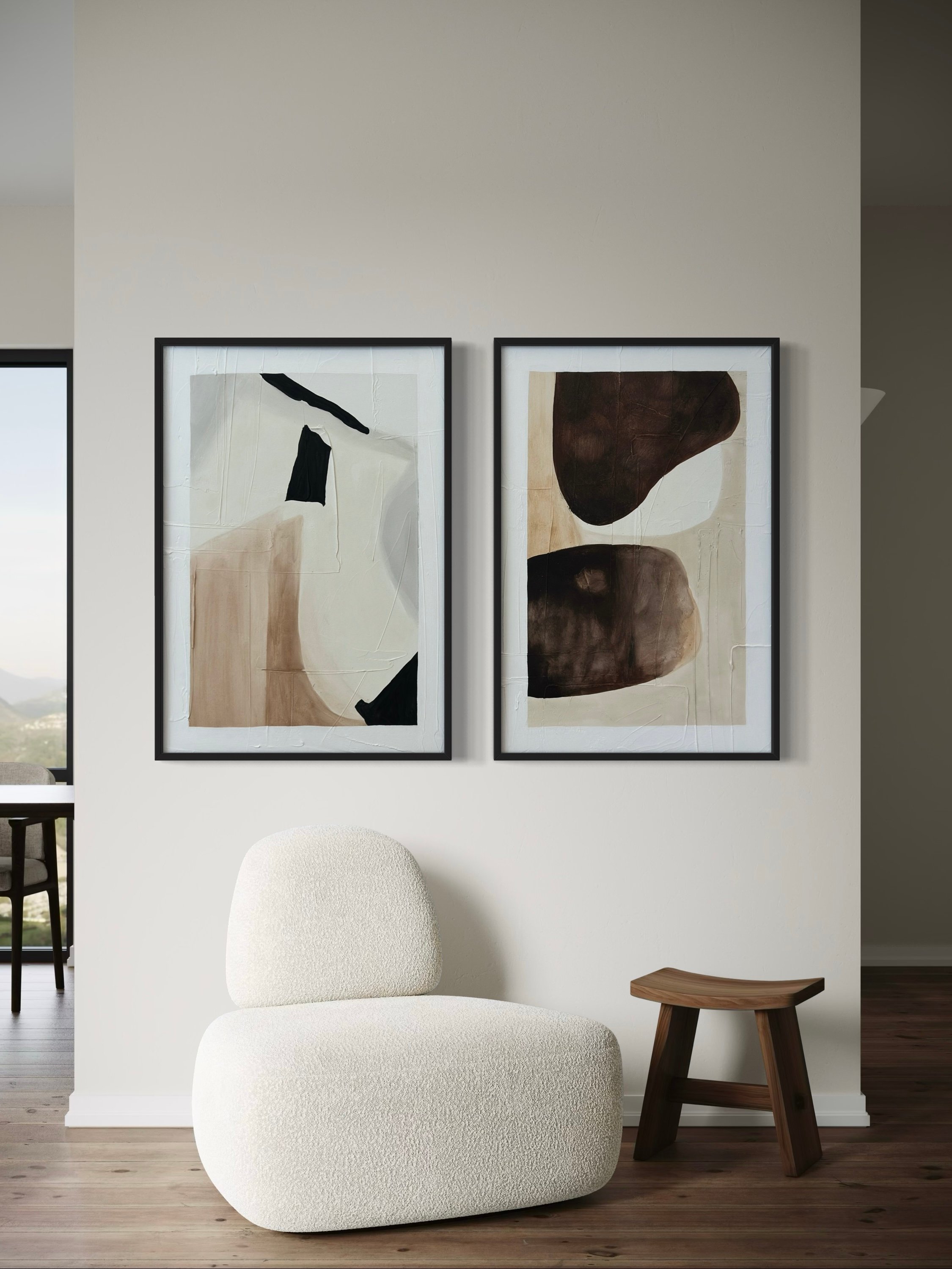 MINIMAL ELEGANCE 2'Lİ DOKULU TABLO