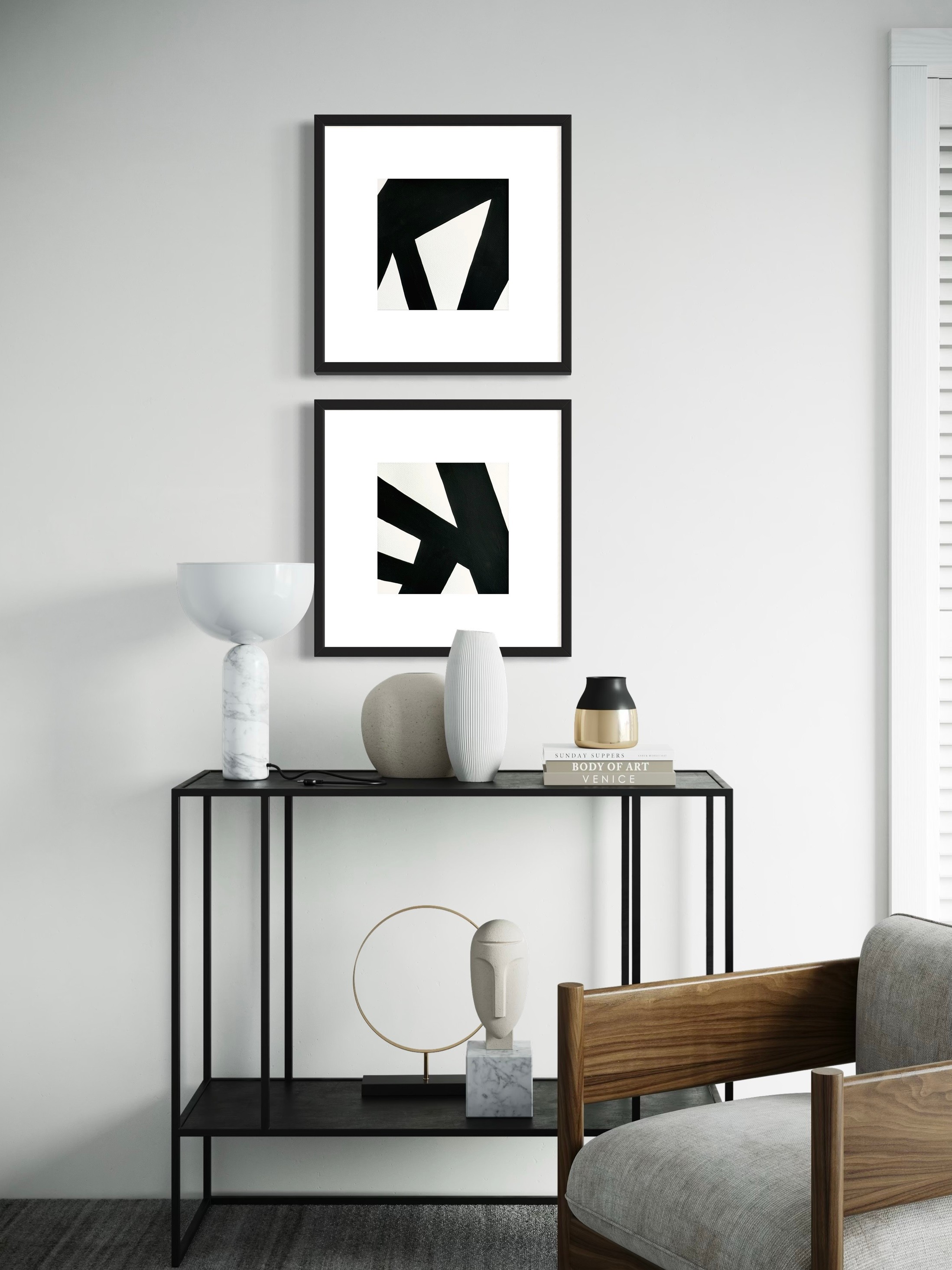 SHADOW FORMS 2'Lİ CAMLI TABLO