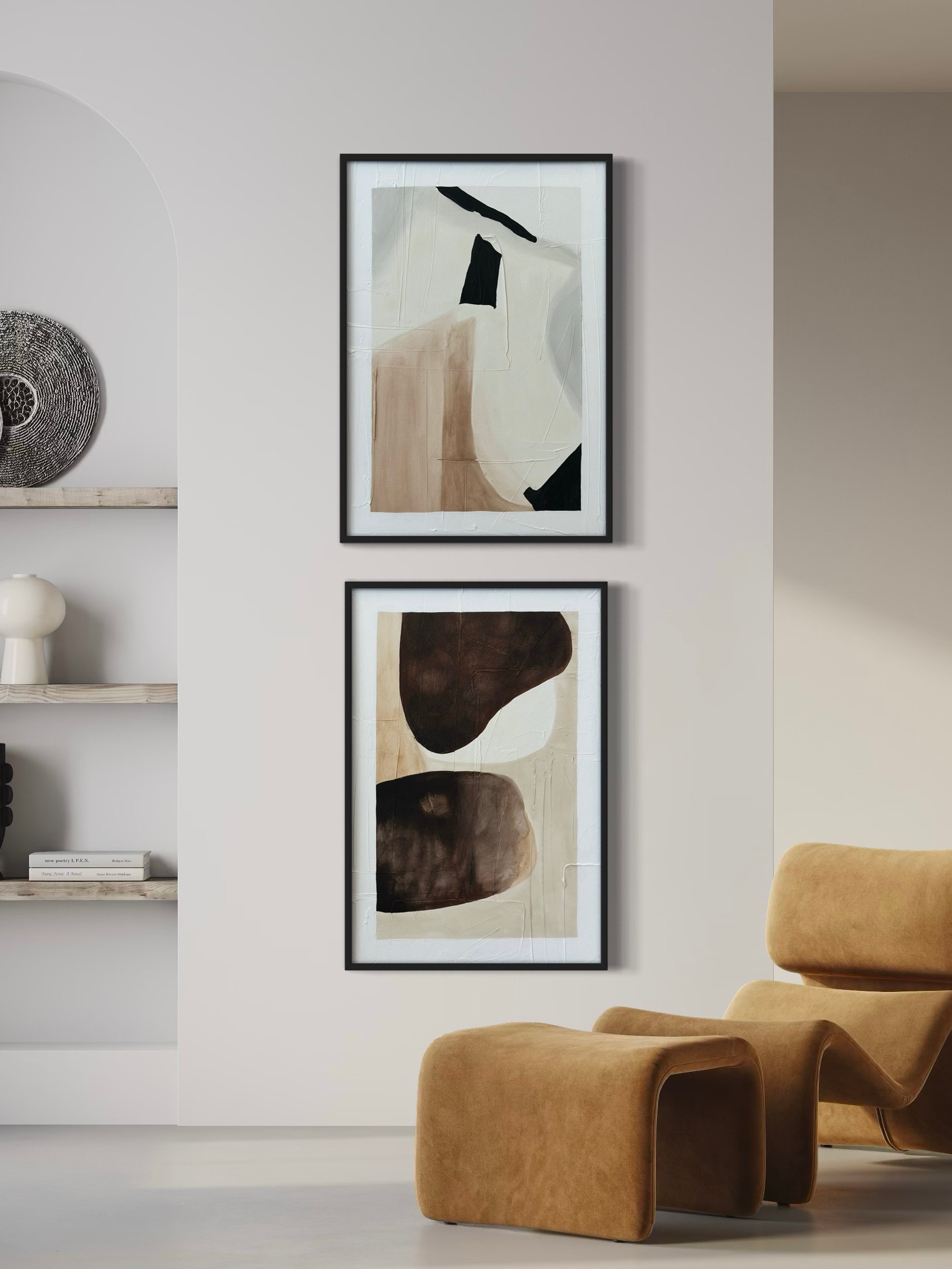 MINIMAL ELEGANCE 2'Lİ DOKULU TABLO