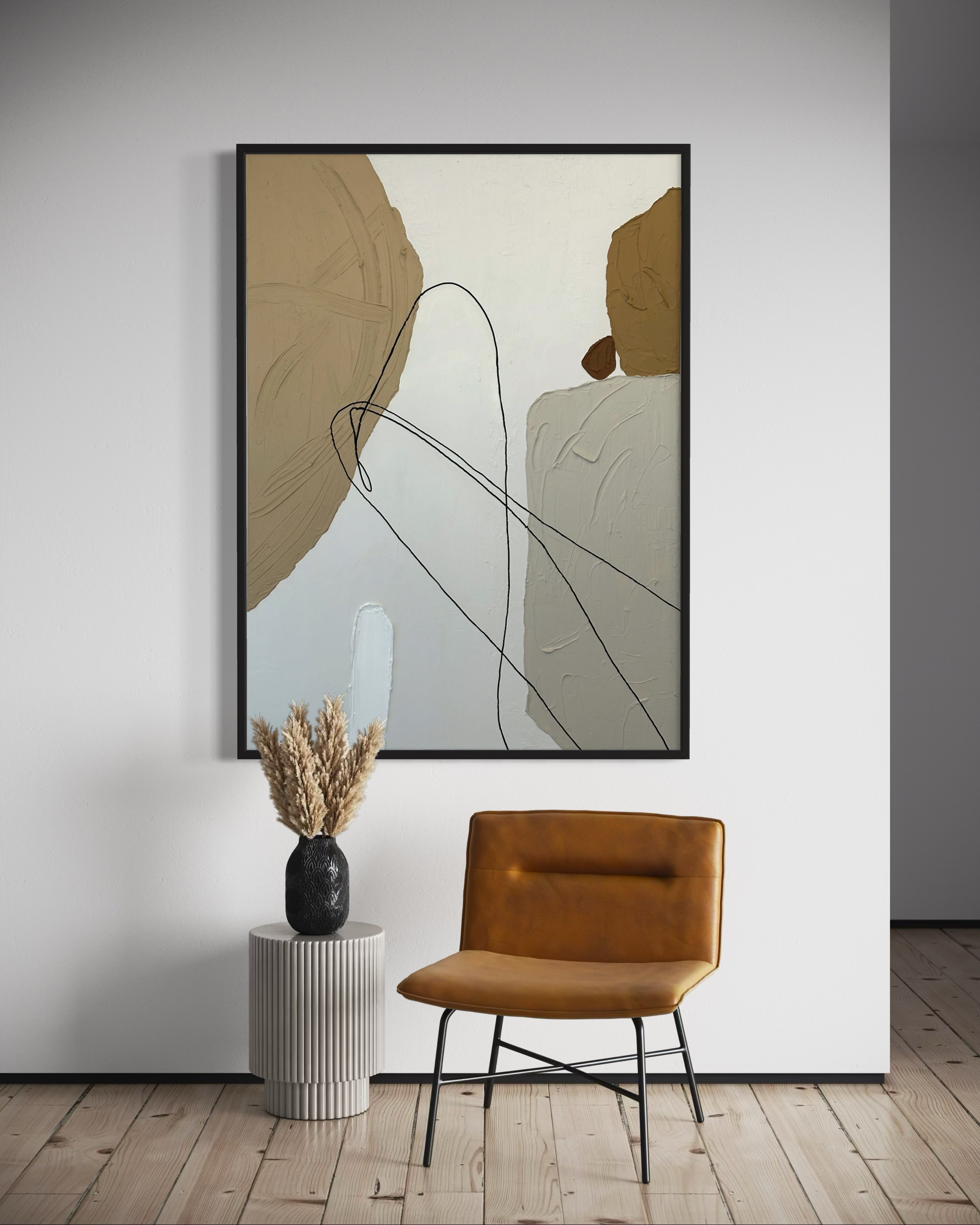 EARTHY HUES DOKULU TABLO
