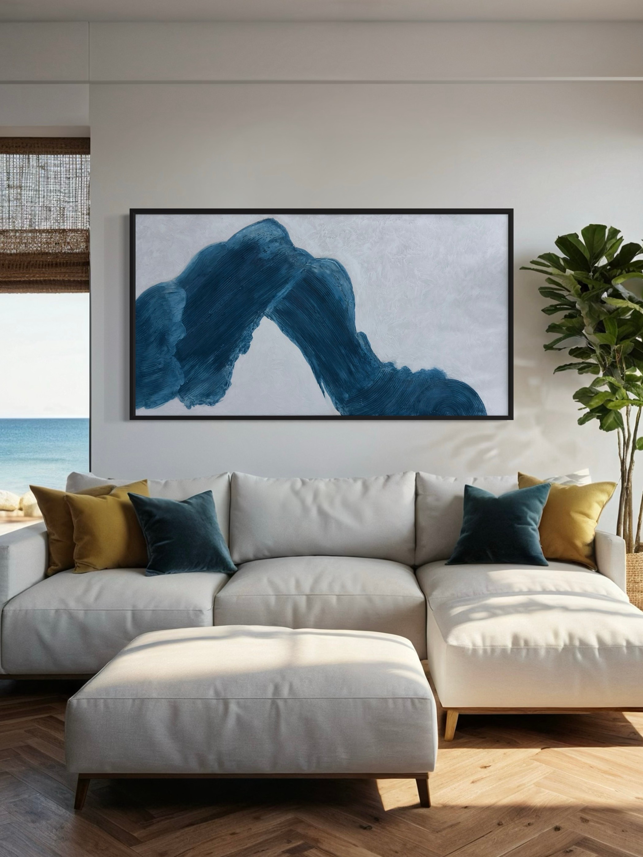 DEEP BLUE DOKULU TABLO