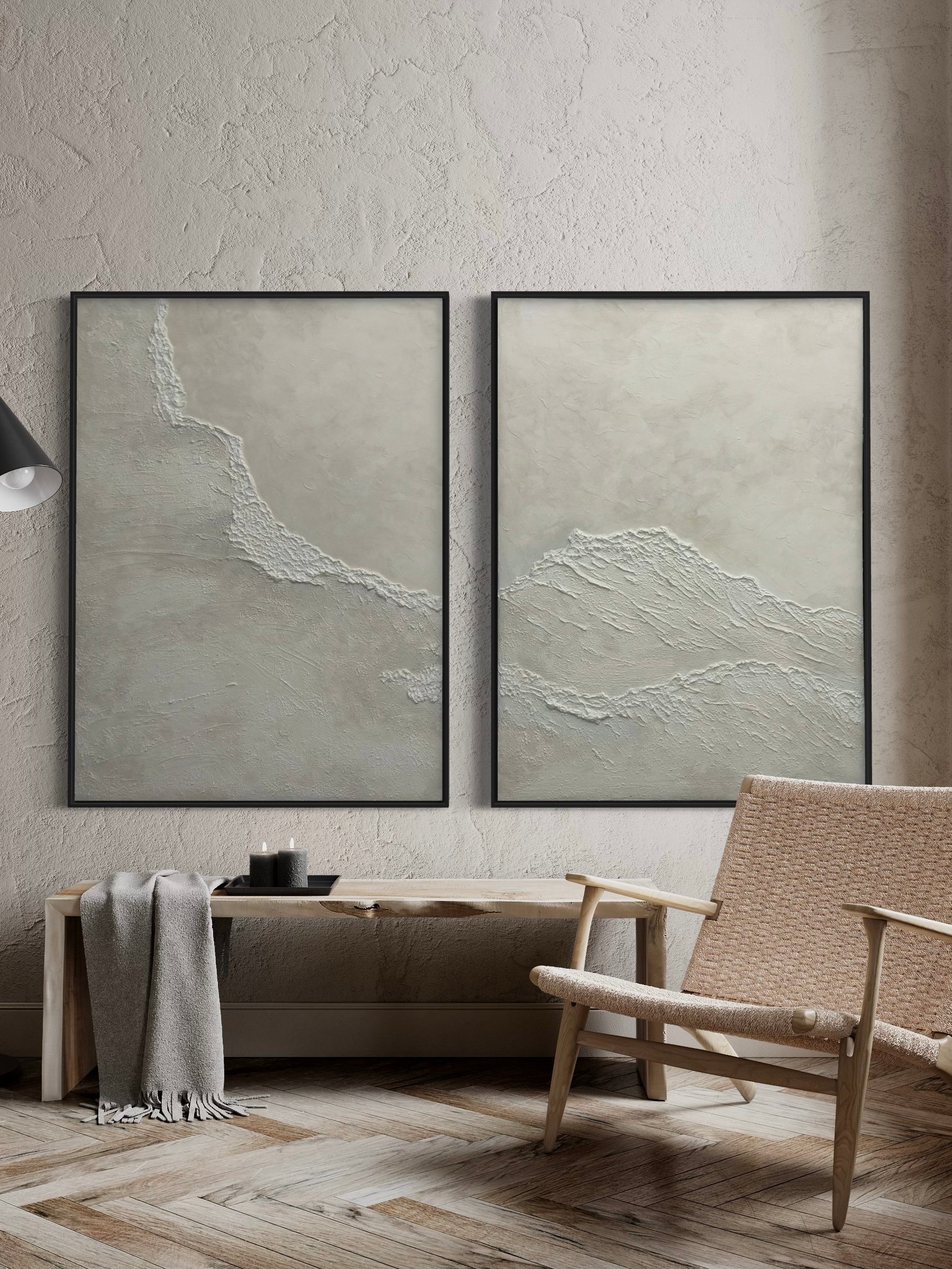 RHYTHM OF WAVES 2'Lİ DOKULU TABLO