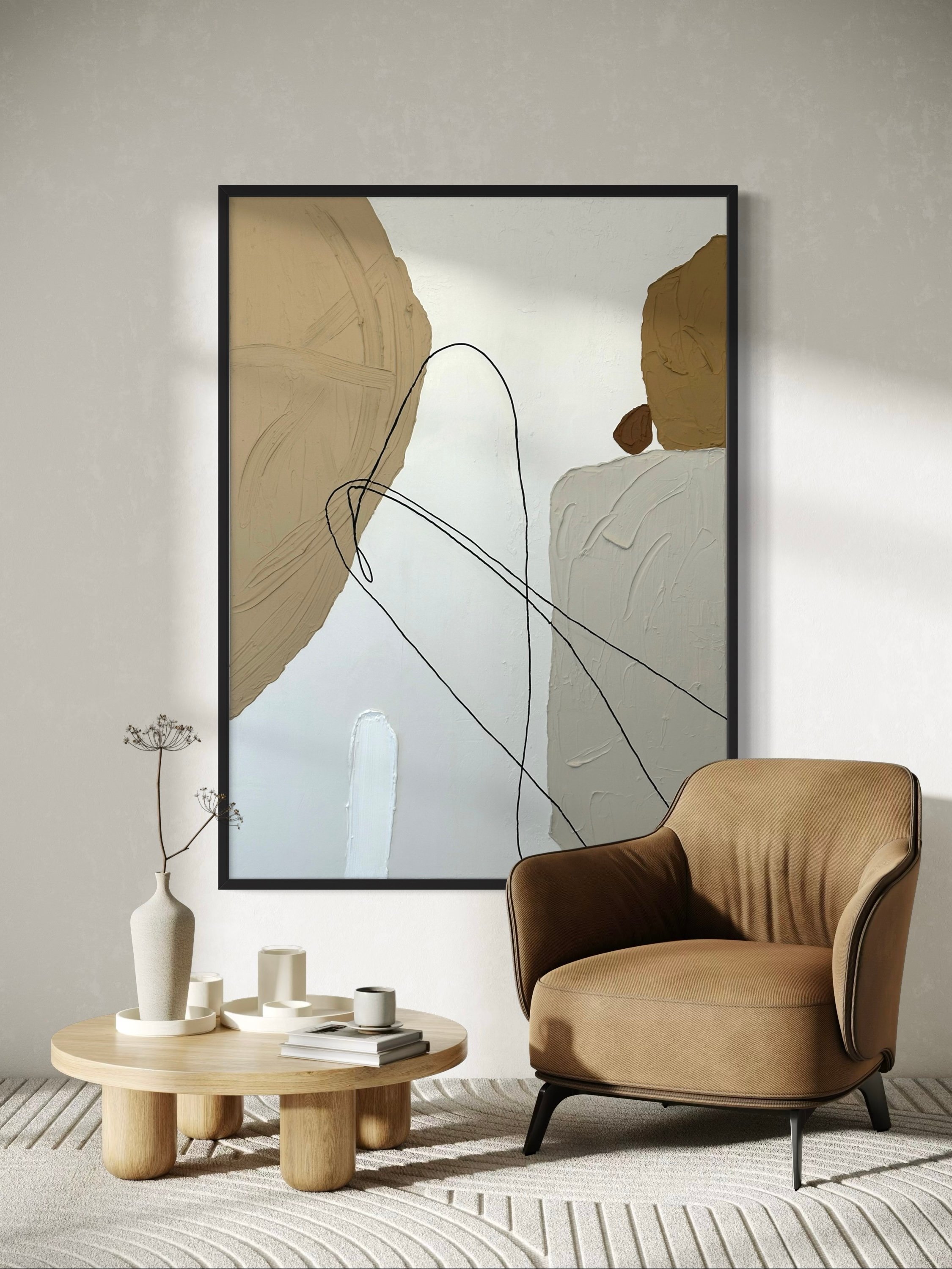 EARTHY HUES DOKULU TABLO