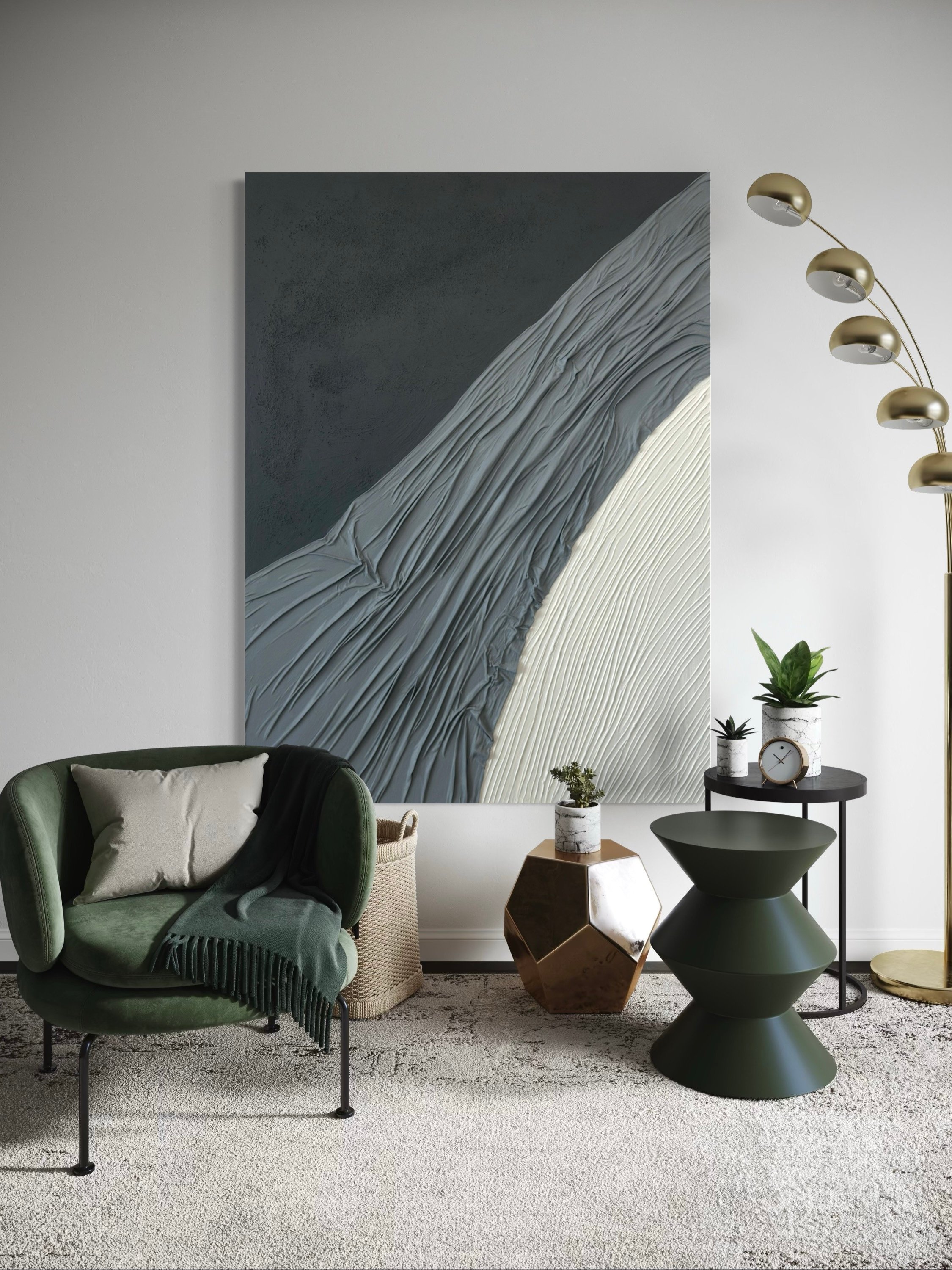 DEEP TEXTURE DOKULU TABLO
