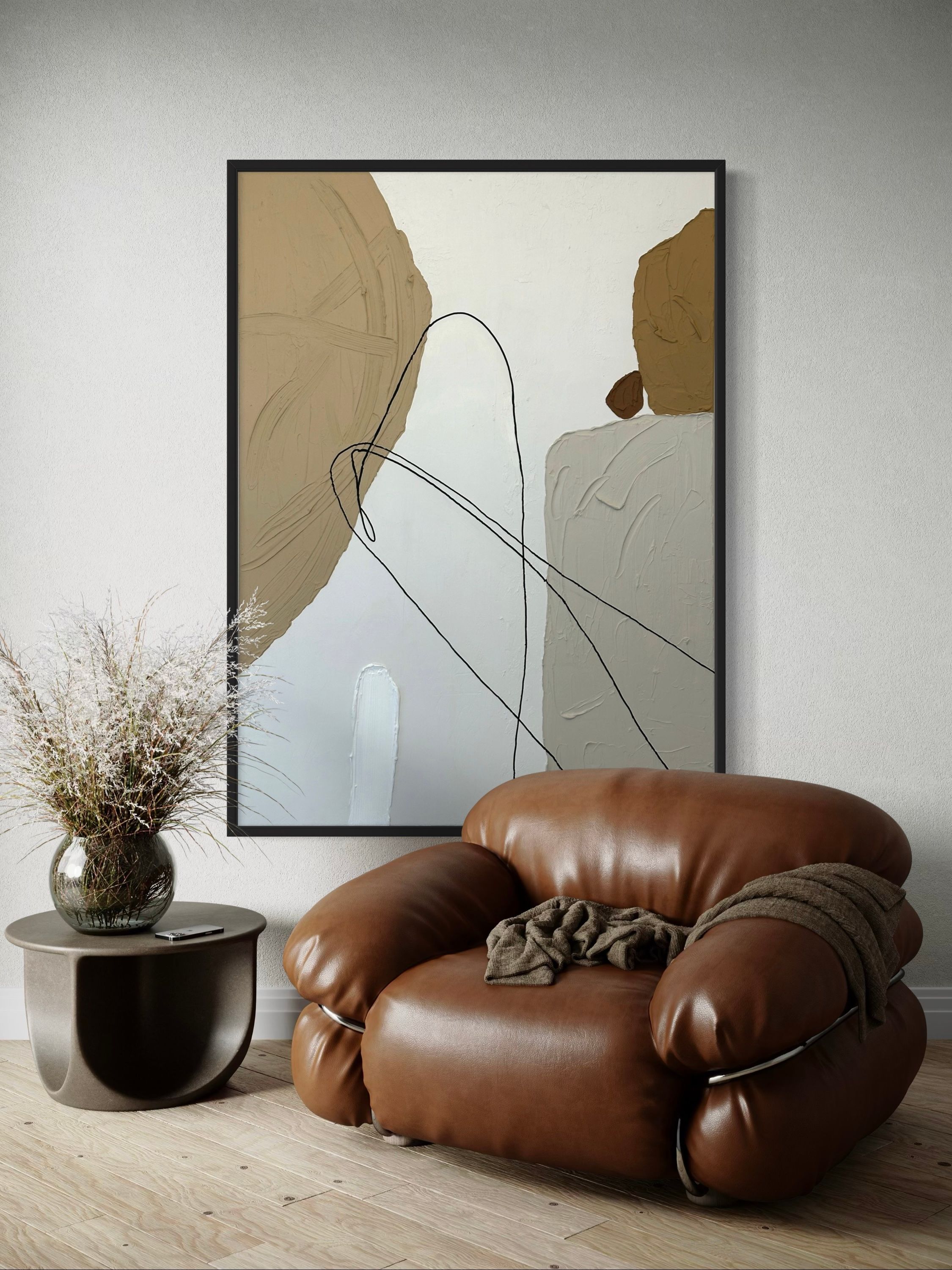 EARTHY HUES DOKULU TABLO
