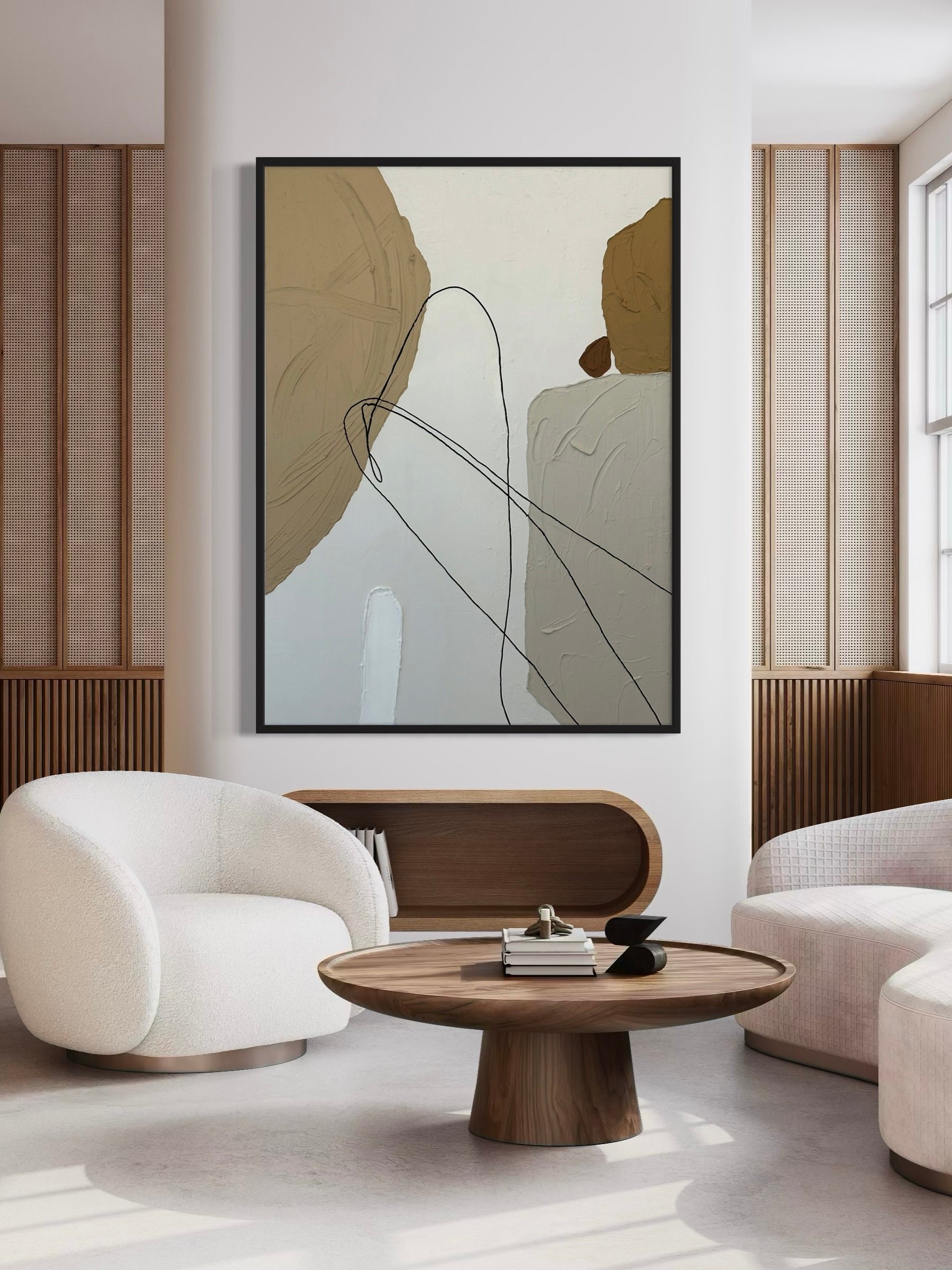 EARTHY HUES DOKULU TABLO