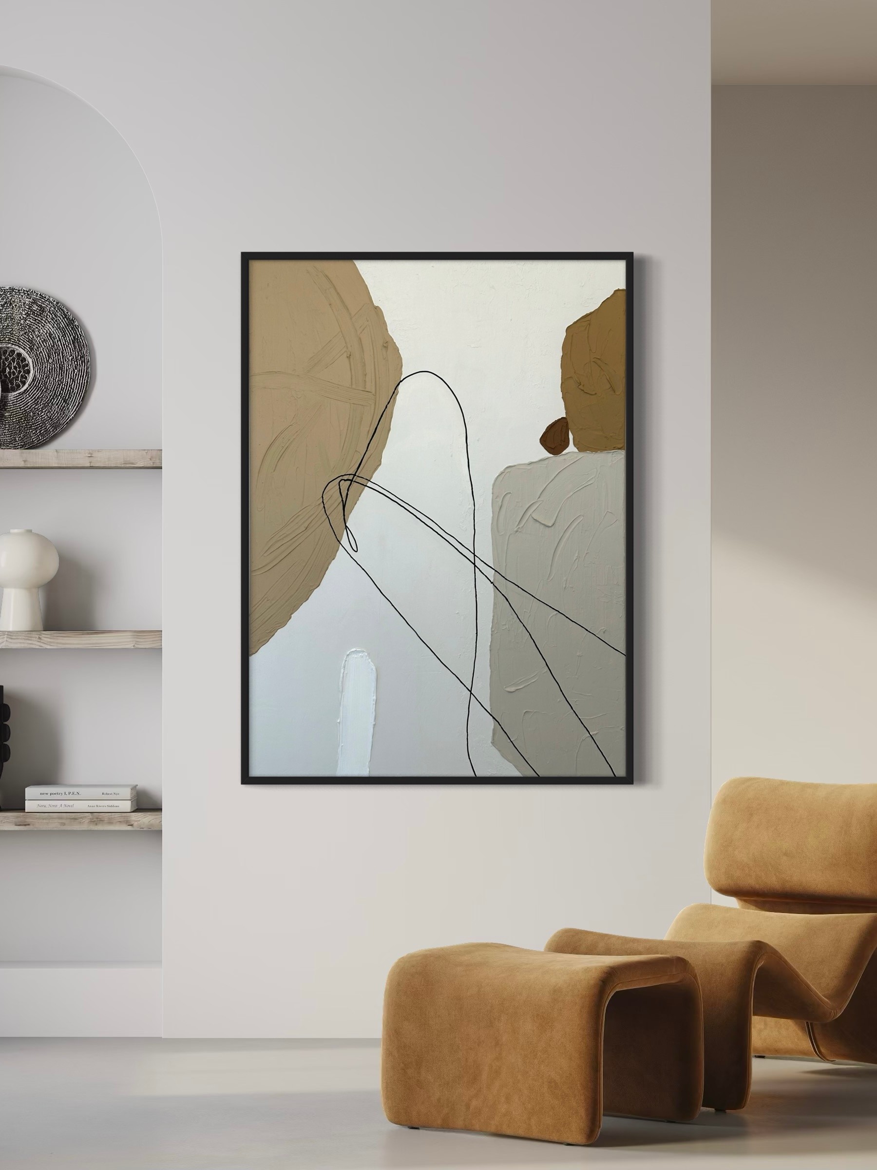 EARTHY HUES DOKULU TABLO
